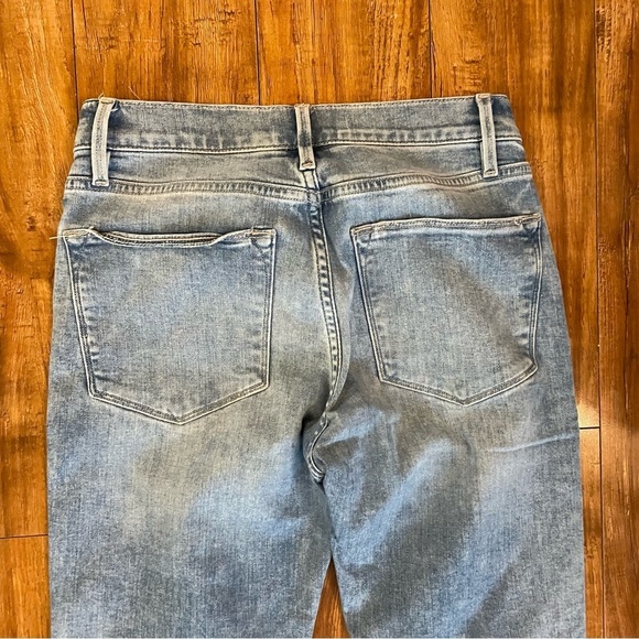FRAME Women’s Le High Straight Blue Distressed Size 26 - Picture 10 of 12